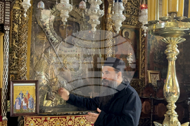 Гърция - Света Гора - Българска парламентарна делегация пристигна в Зограф за есенния празник на свети Георги