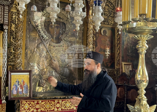 Гърция - Света Гора - Българска парламентарна делегация пристигна в Зограф за есенния празник на свети Георги