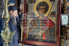 Гърция - Света Гора - Българска парламентарна делегация пристигна в Зограф за есенния празник на свети Георги