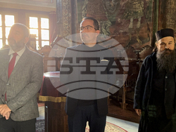 Гърция - Света Гора - Българска парламентарна делегация пристигна в Зограф за есенния празник на свети Георги