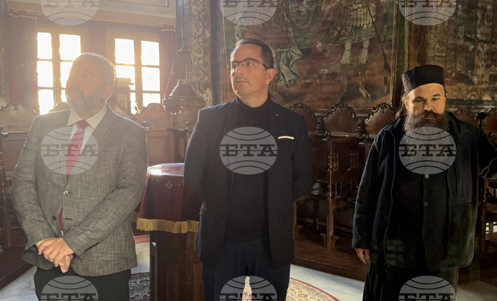 Гърция - Света Гора - Българска парламентарна делегация пристигна в Зограф за есенния празник на свети Георги