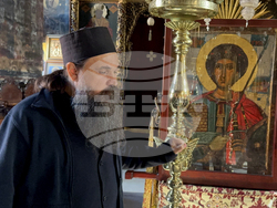 Гърция - Света Гора - Българска парламентарна делегация пристигна в Зограф за есенния празник на свети Георги