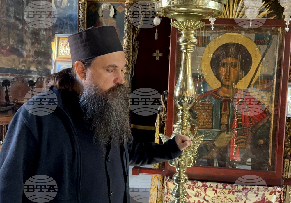 Гърция - Света Гора - Българска парламентарна делегация пристигна в Зограф за есенния празник на свети Георги