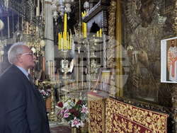 Гърция - Света Гора - Българска парламентарна делегация пристигна в Зограф за есенния празник на свети Георги