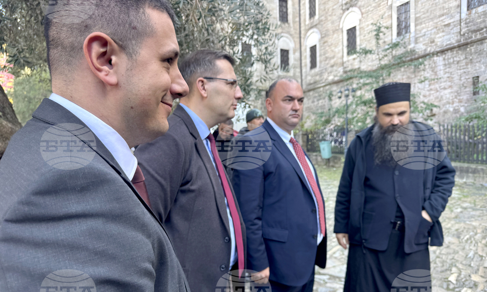 Гърция - Света Гора - Българска парламентарна делегация пристигна в Зограф за есенния празник на свети Георги