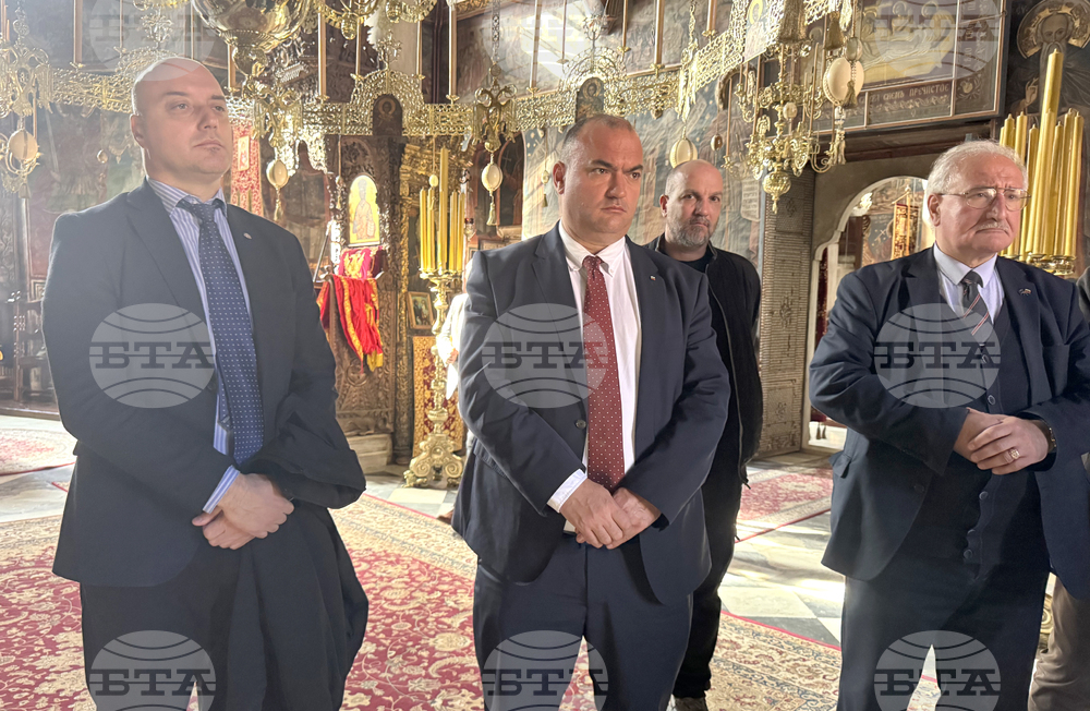 Гърция - Света Гора - Българска парламентарна делегация пристигна в Зограф за есенния празник на свети Георги