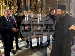Гърция - Света Гора - Българска парламентарна делегация пристигна в Зограф за есенния празник на свети Георги