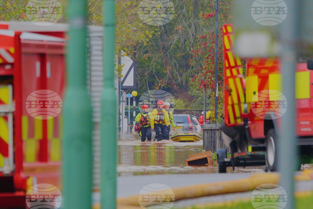 Britain Extreme Weather Storm Claudia