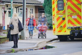 Britain Extreme Weather Storm Claudia