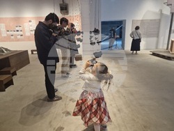 Павилионът на Албания на 19-ото архитектурно биенале във Венеция, Италия. Снимки: Ваня Сухарова/БТА