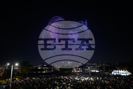 APTOPIX South Korea Drone Light Show