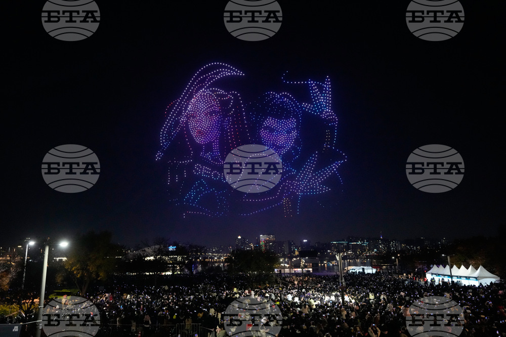 APTOPIX South Korea Drone Light Show