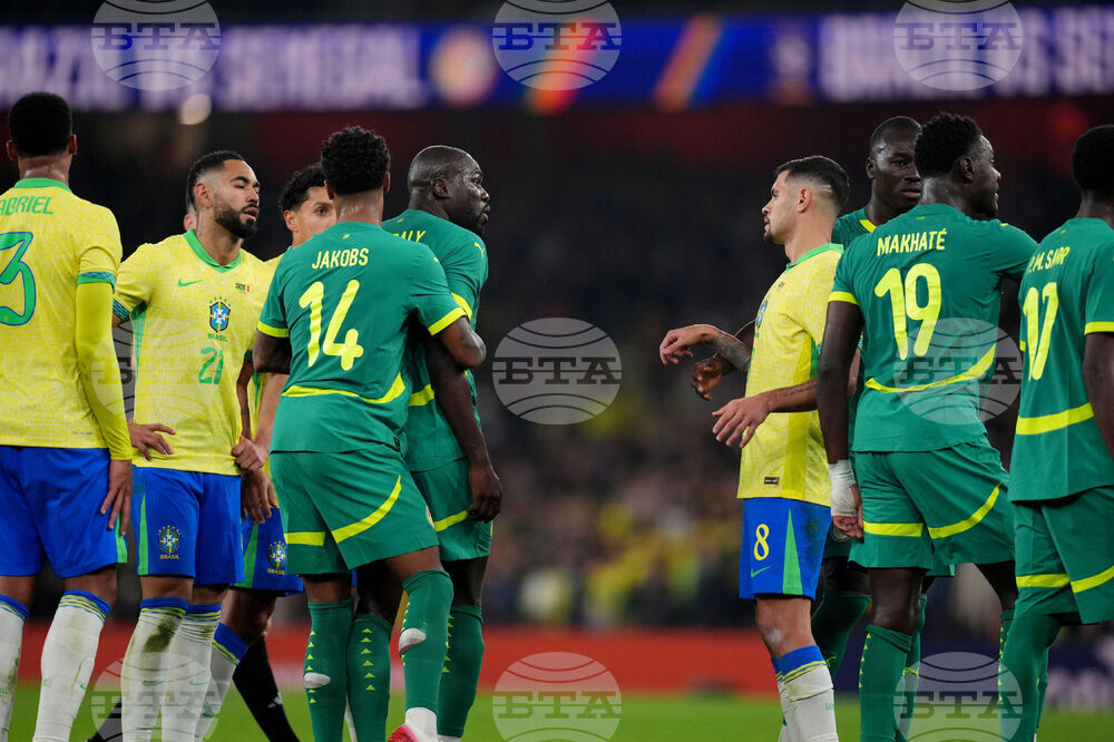 Britain Brazil Senegal Soccer