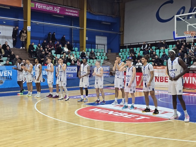 Спартак Плевен загуби у дома от Ботев 2012 Враца в мач от седмия кръг на Националната баскетболна лига