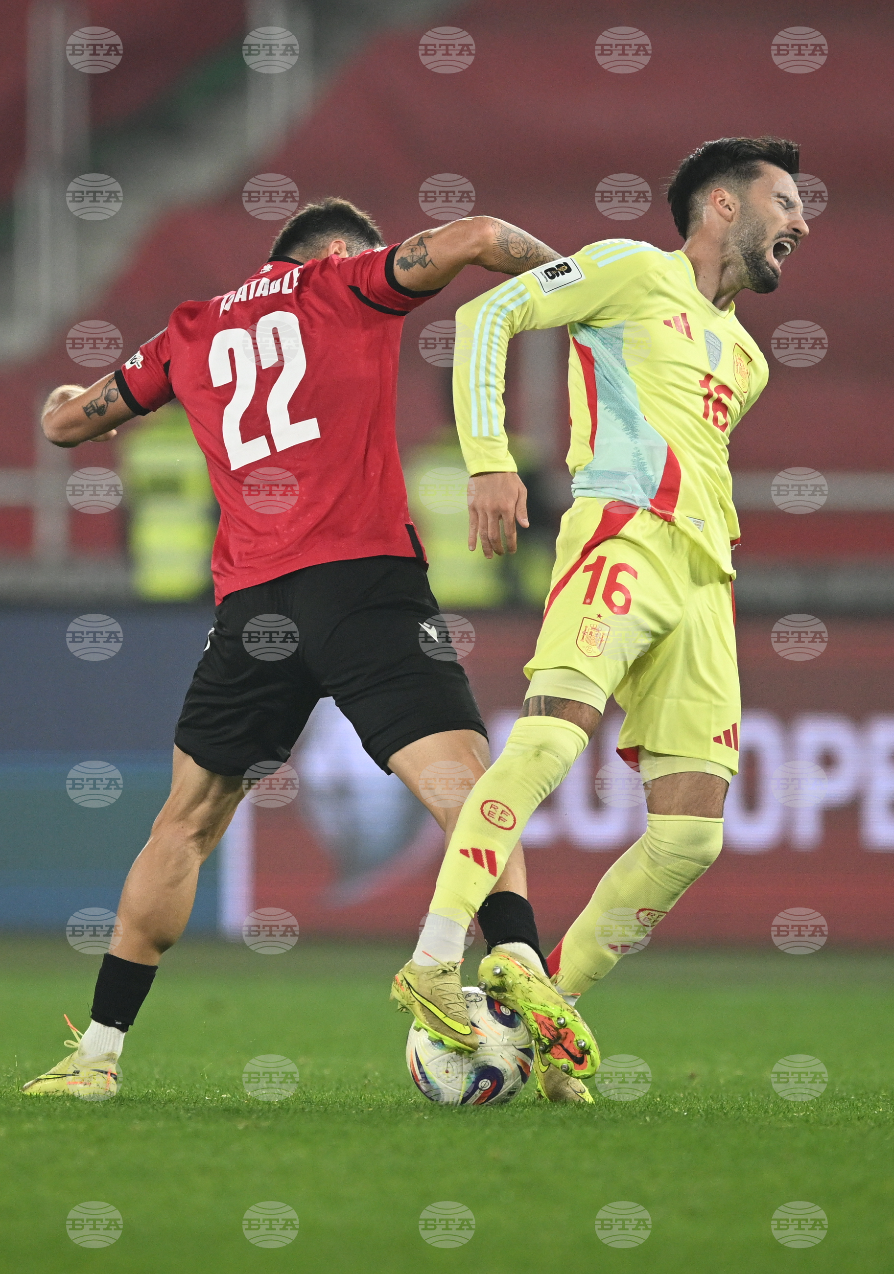 Georgia Spain WCup Soccer