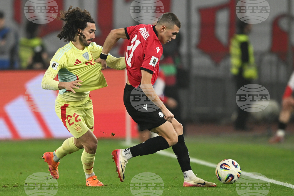 Georgia Spain WCup Soccer