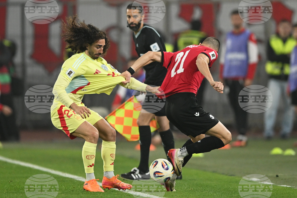 Georgia Spain WCup Soccer