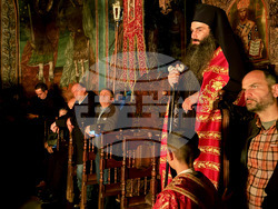 Зографски манастир - нощно бдение за есенния празник на Свети Георги