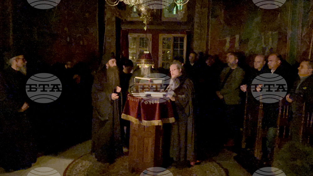 Зографски манастир - нощно бдение за есенния празник на Свети Георги