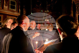 Зографски манастир - нощно бдение за есенния празник на Свети Георги