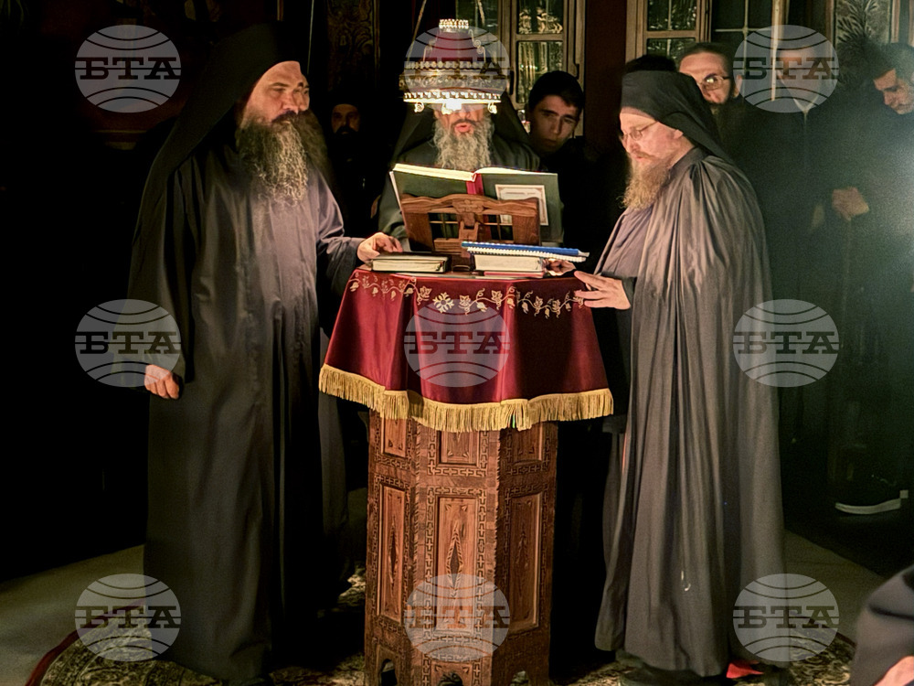 Зографски манастир - нощно бдение за есенния празник на Свети Георги