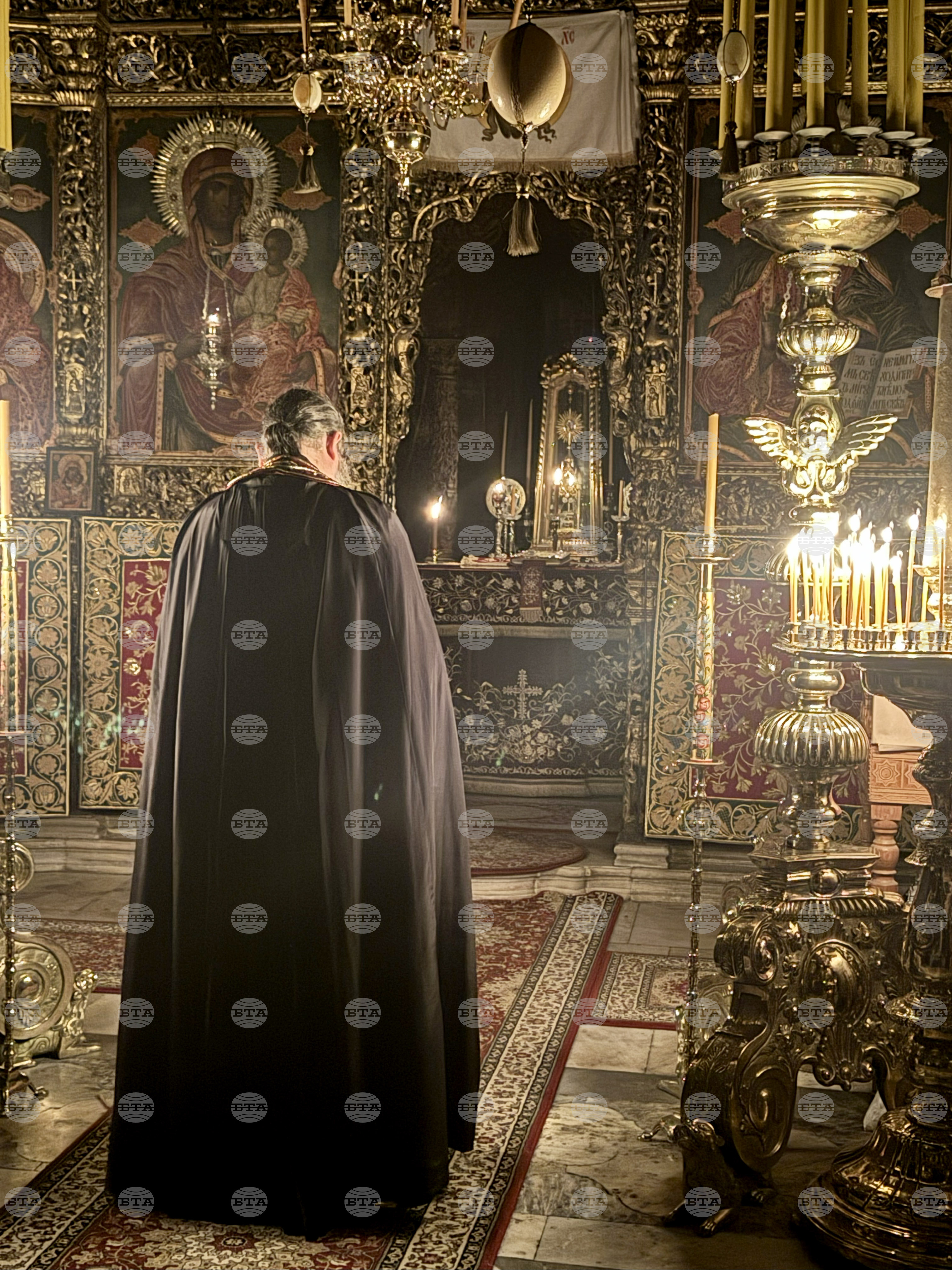 Зографски манастир - нощно бдение за есенния празник на Свети Георги