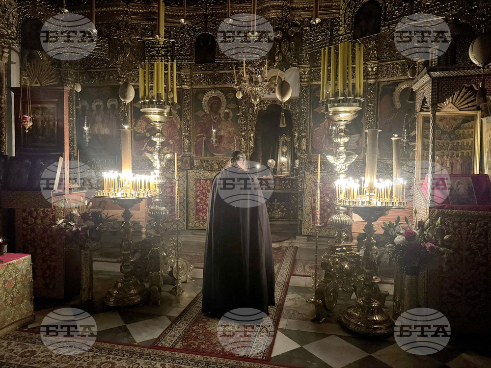 Зографски манастир - нощно бдение за есенния празник на Свети Георги