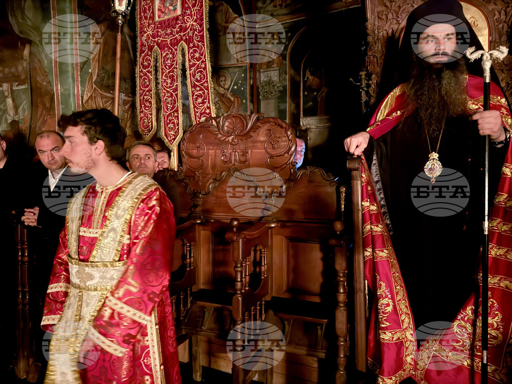 Зографски манастир - нощно бдение за есенния празник на Свети Георги