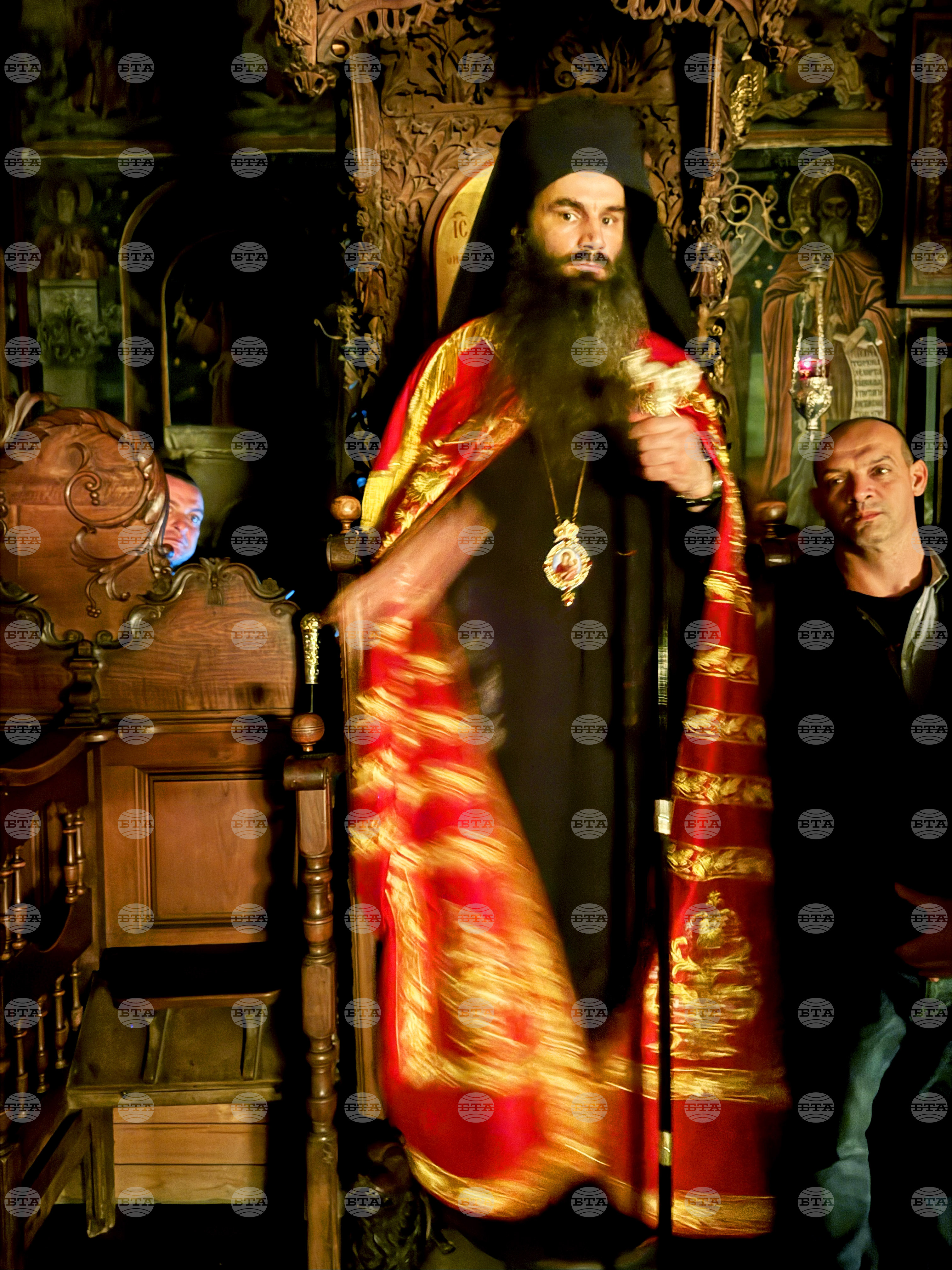 Зографски манастир - нощно бдение за есенния празник на Свети Георги