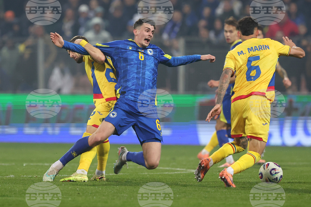 CORRECTION Bosnia Romania WCup Soccer