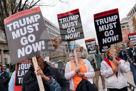 Trump Must Go Now Rally