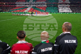 APTOPIX Spain Palestinians Soccer