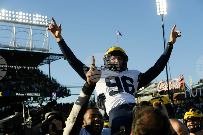 APTOPIX Michigan Northwestern Football