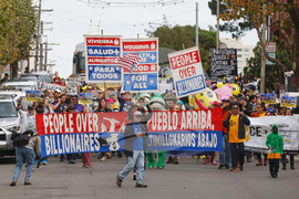 People Over Billionaires Protest