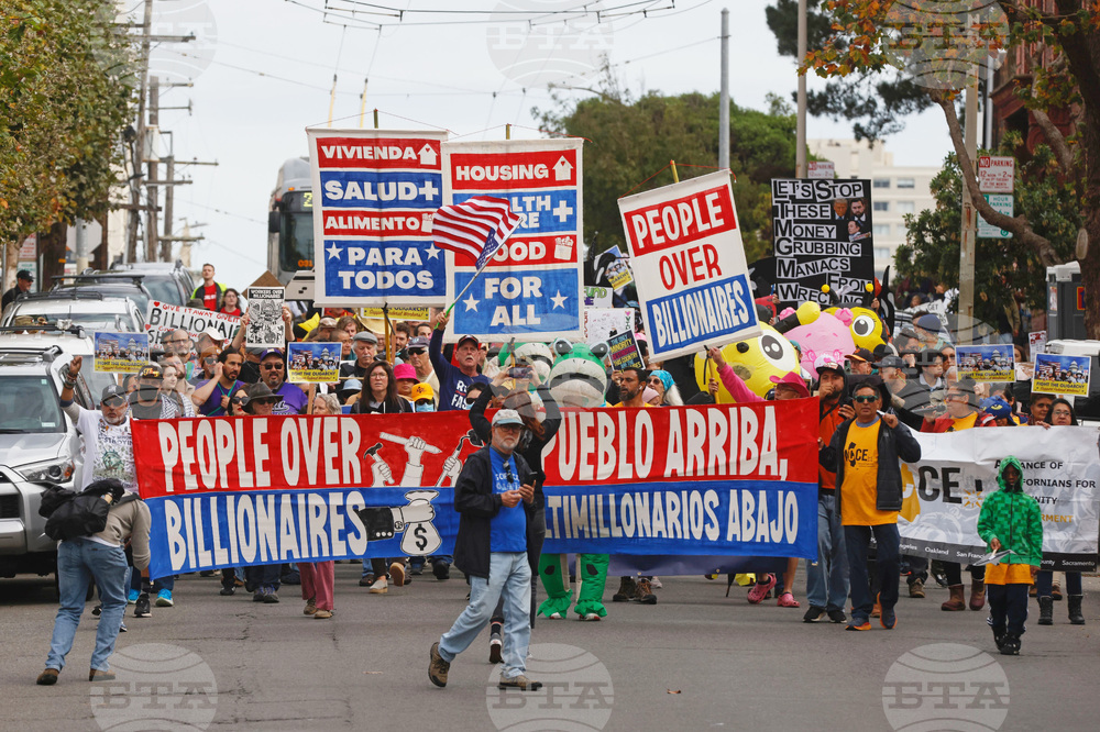 People Over Billionaires Protest