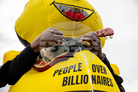 People Over Billionaires Protest