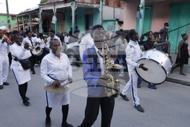 Haiti Extreme Weather Funeral