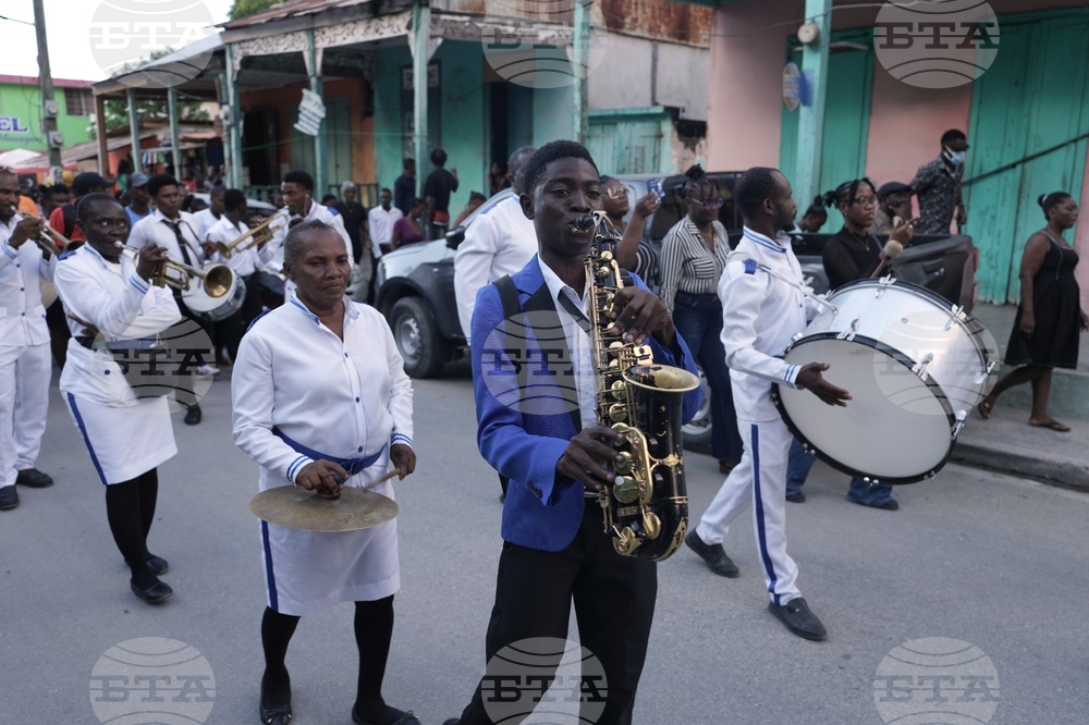 Haiti Extreme Weather Funeral