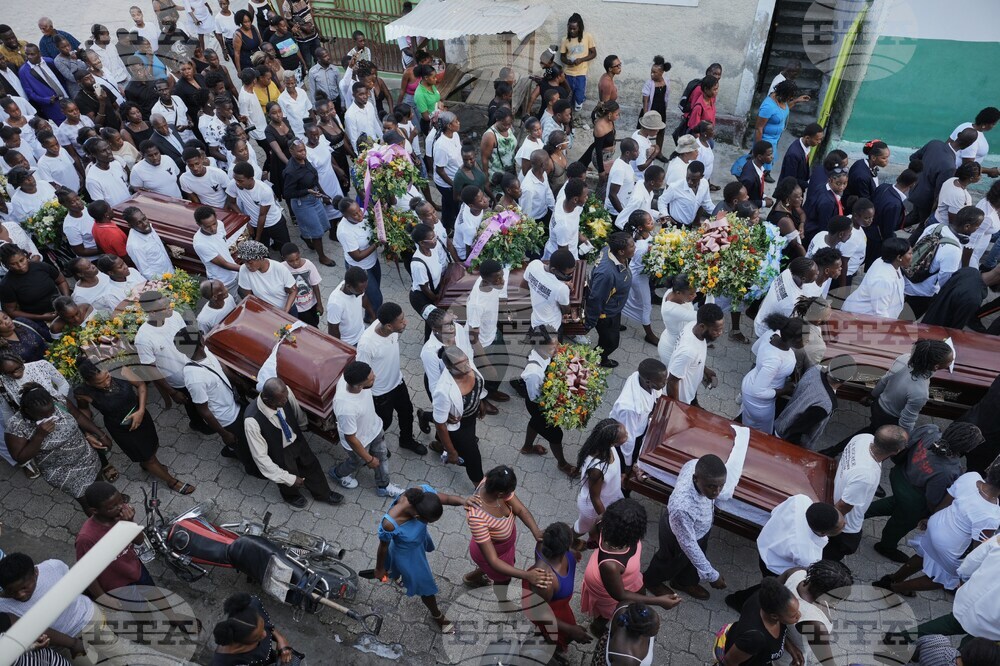 Haiti Extreme Weather Funeral