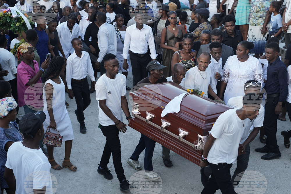 Haiti Extreme Weather Funeral