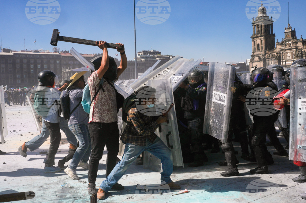 APTOPIX Mexico Protest