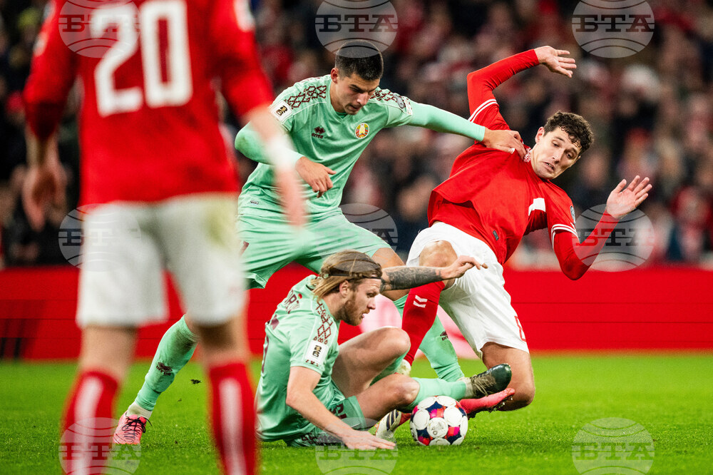 Denmark Belarus World Cup Soccer