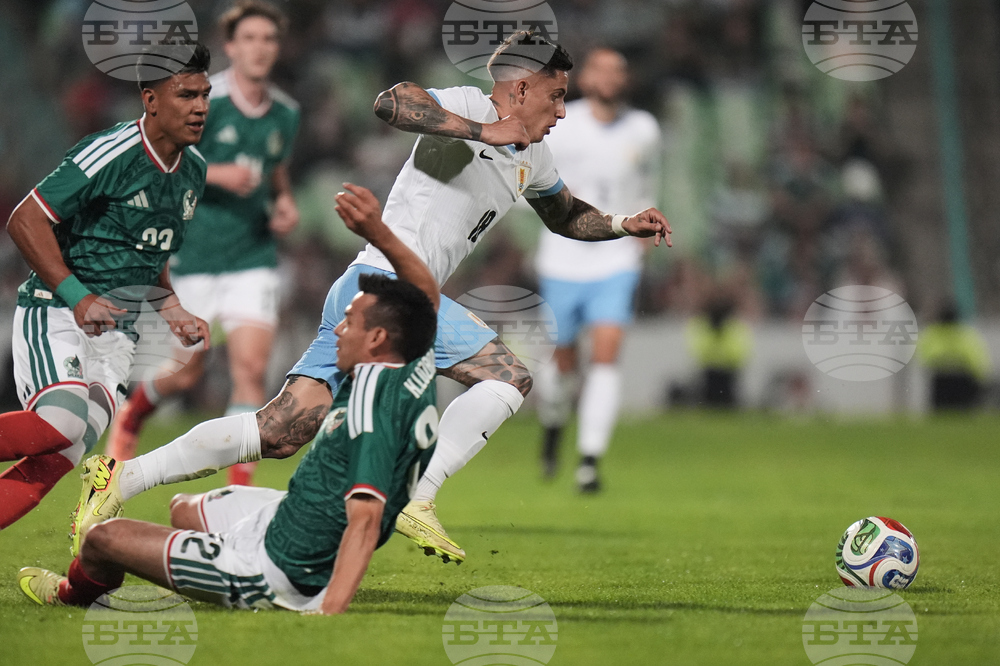 Mexico Uruguay Soccer