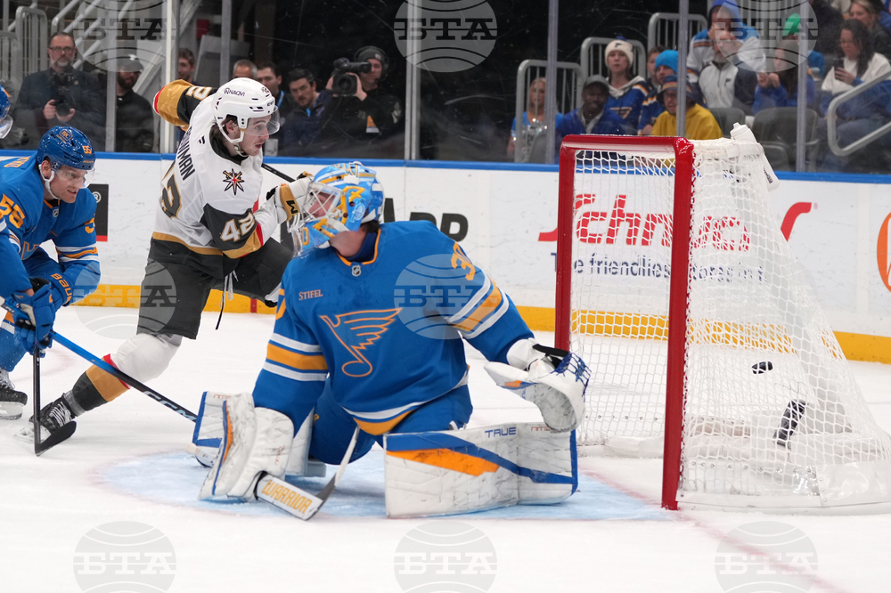 Golden Knights Blues Hockey