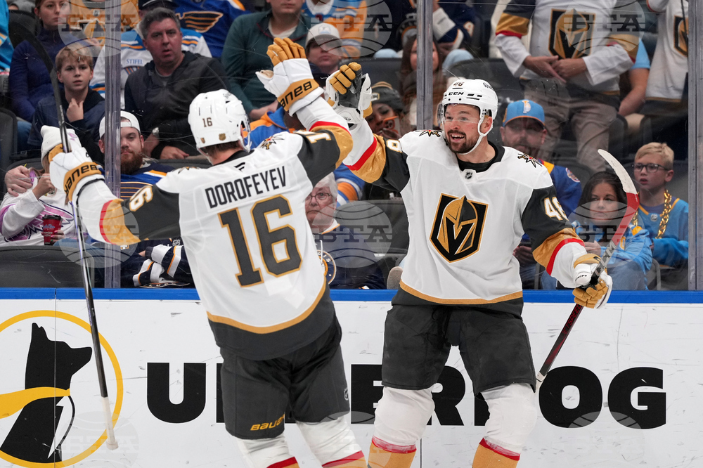 Golden Knights Blues Hockey
