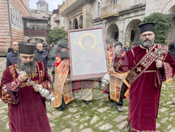 Зографски манастир - есенния празник на свети Георги - литургия и литийно шествие