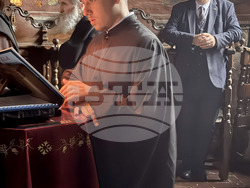 Зографски манастир - есенния празник на свети Георги - литургия и литийно шествие