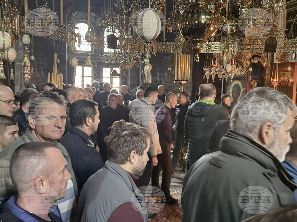 Зографски манастир - есенния празник на свети Георги - литургия и литийно шествие