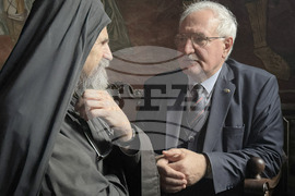 Зографски манастир - есенния празник на свети Георги - литургия и литийно шествие