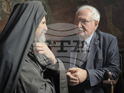 Зографски манастир - есенния празник на свети Георги - литургия и литийно шествие